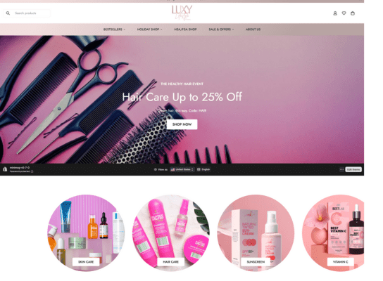 Image gallery marquee